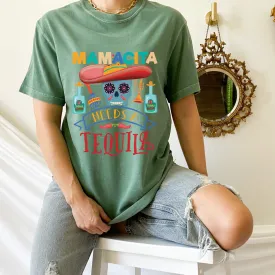 Mamacita Needs a Tequila Trendy Comfort Colors® T-shirt, Spring or Summer Cinco de Mayo or Mother's Day Gift for Her in Six Colors