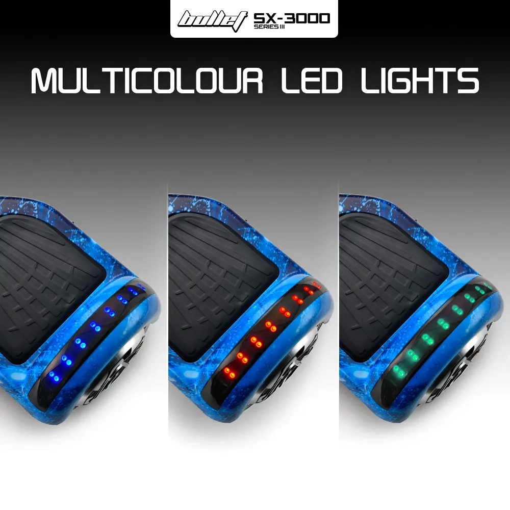 6.5" LED Electric Hoverboard, 15 km Range, 500W - Bullet