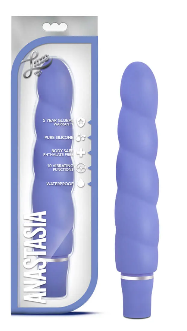 Anastasia Periwinkle Vibrator - Luxe Line Sensual Silicone Vibe