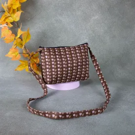 Bristlefront Everday sling Brown with Dots Design