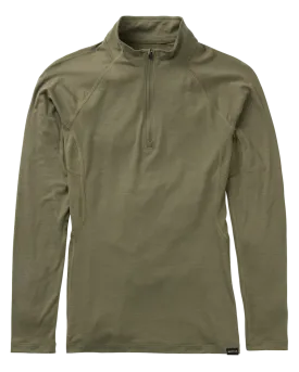 Burton Women's Phayse Merino Quarter-Zip First Layer - Forest Moss