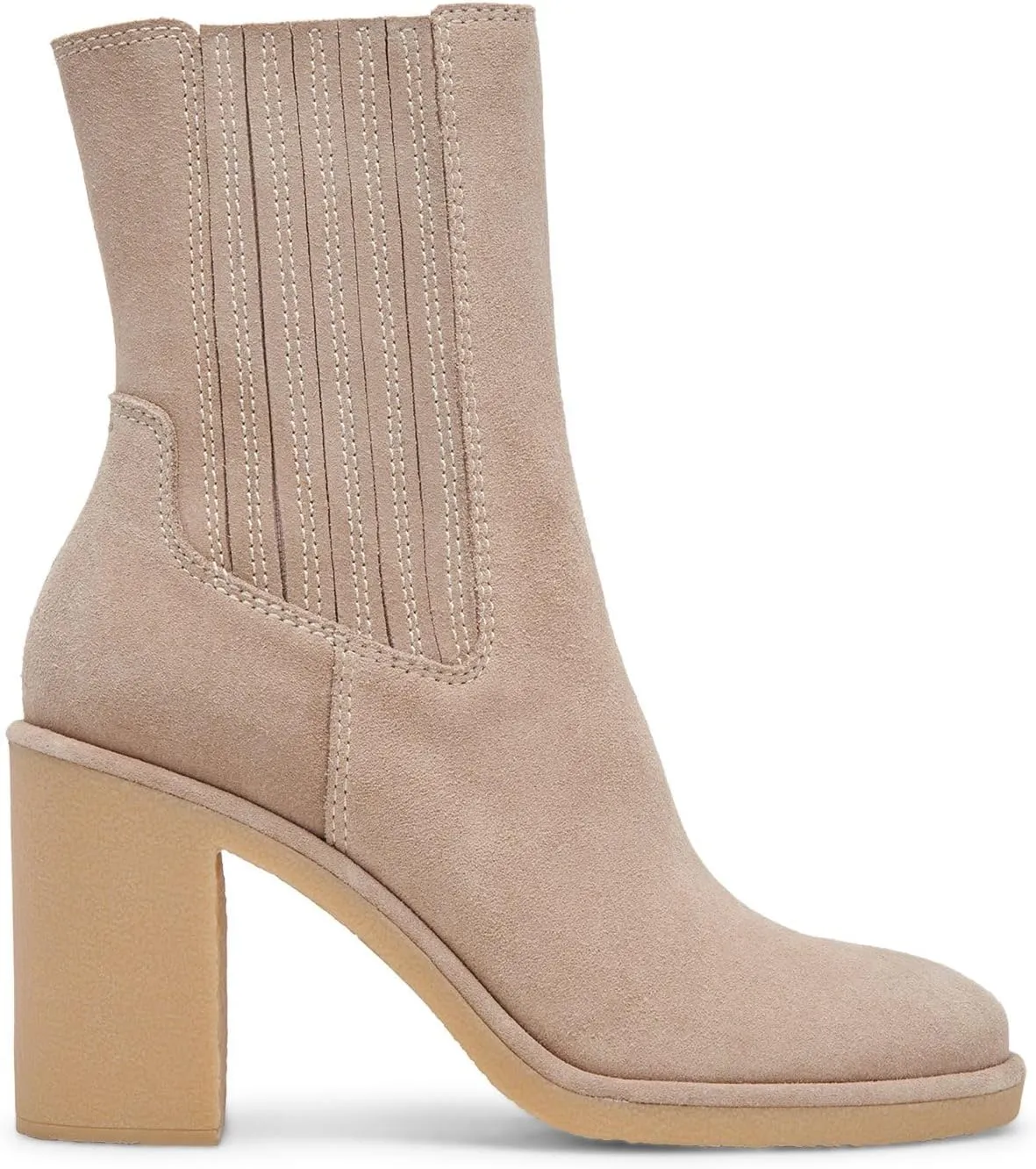 Carmin H2O Dolce Vita ankle boots, Taupe Suede H2O