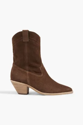 Claudia BA&SH suede ankle boots, brown