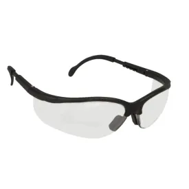 Cordova Boxer EKB10ST Anti Fog Safety Glasses, Matte Black Frame, Clear Lens, 1 Pair