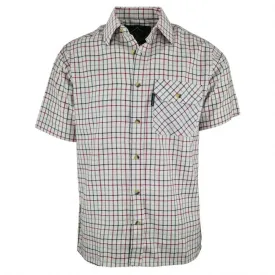 Country Classics Mens Short Sleeved Check Shirt - Beaver Red