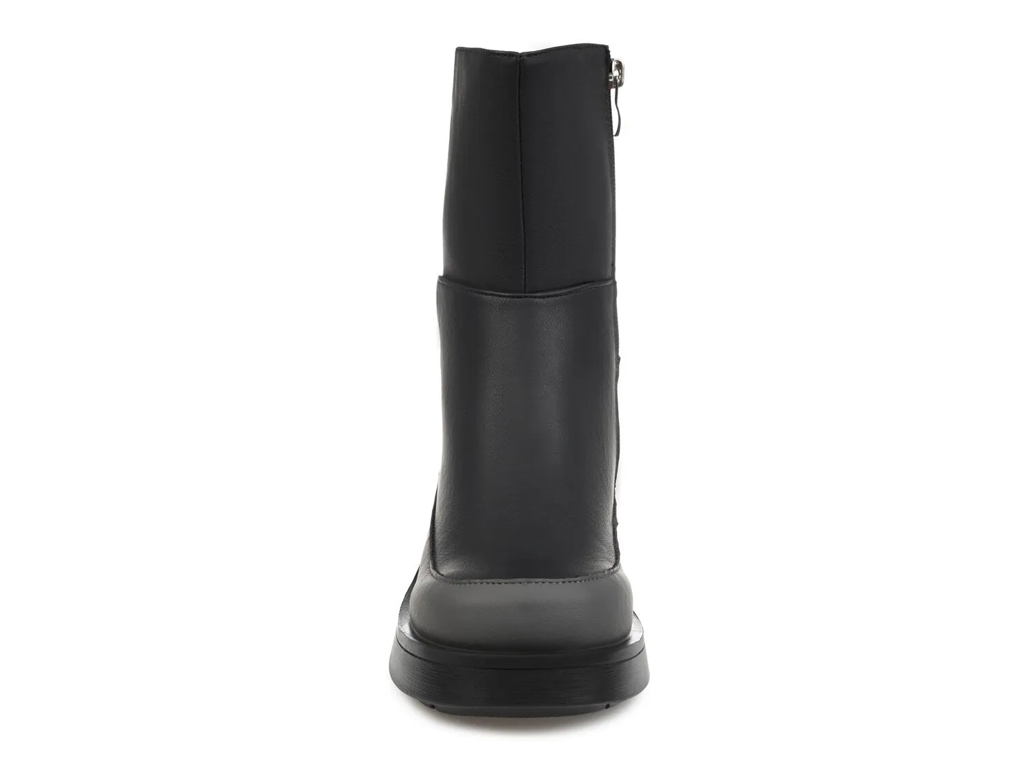 Cristen Wedge Ankle Boots from the Journee Journee Collection, black