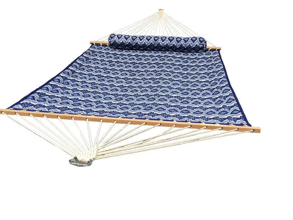 Deluxe Quilted Hammock with 3-Beam Stand