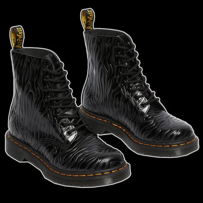 Dr Martens - 1460 PASCAL ZEBRA EMBOSS BOOTS