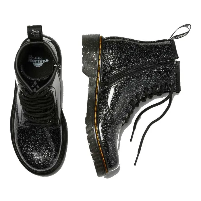 Dr Martens Kids - 1460 J Cosmic Glitter Black Boot LAST ONE UK 10