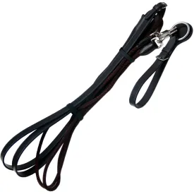 ExionPro Rope & Leather Draw Reins with Girth Ring