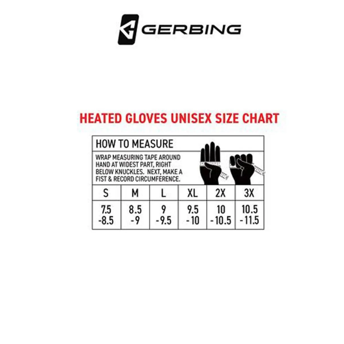 Open Box Gerbing 12V Extreme Hard Knuckle Heated Gloves