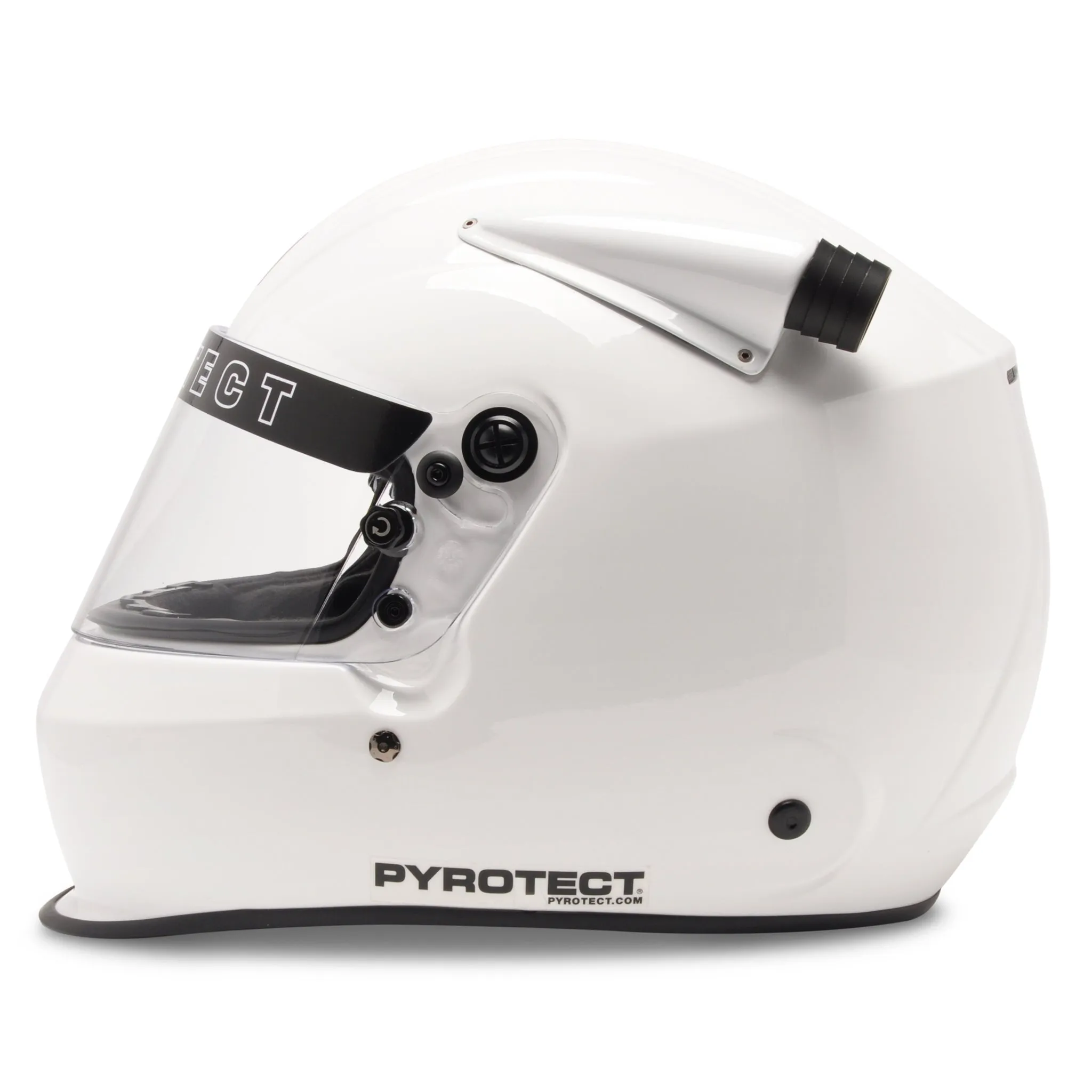 Pyrotect Large Ultra-Sport Mid Forced Air Duckbill SA2020 White Helmet