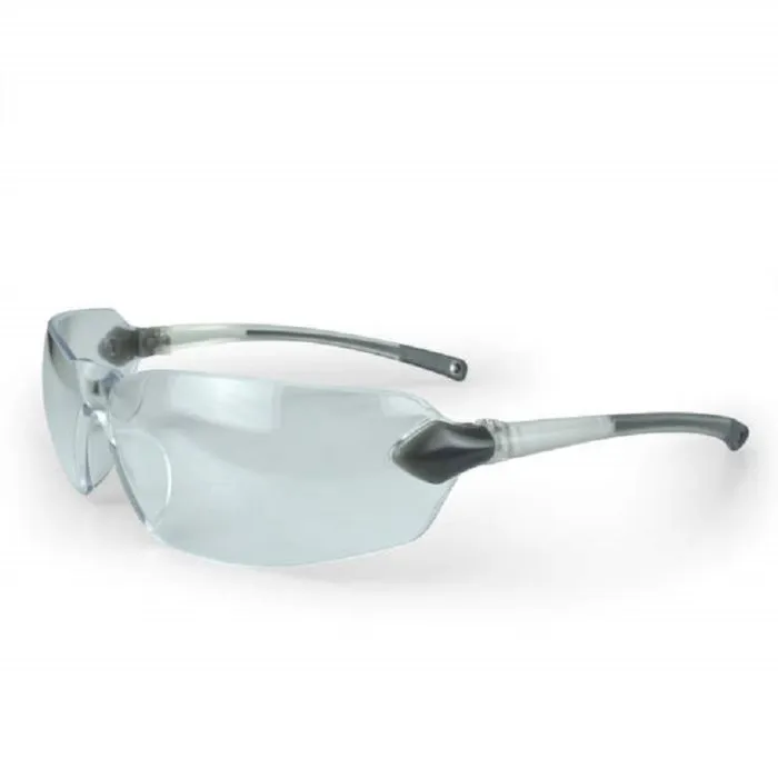 Radians BAL1-10 Balsamo Safety Eyewear, Gray Frame, Clear Lens, One Size, 1 Each