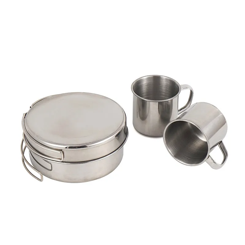 Stainless Steel Outdoor Cookware Set