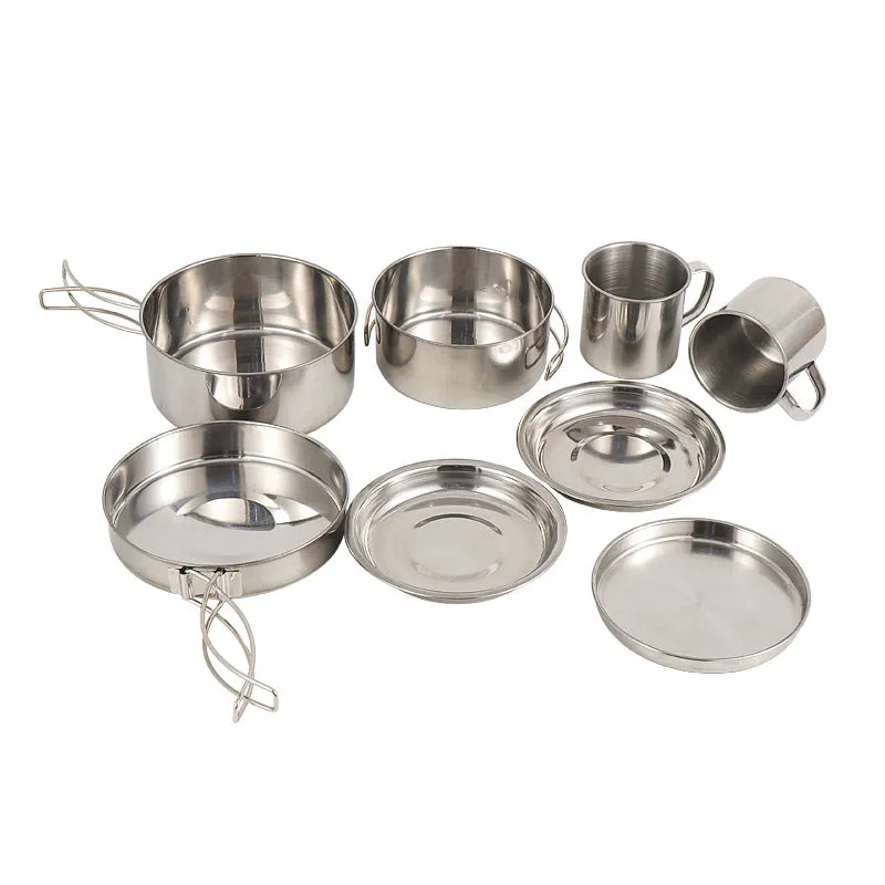 Stainless Steel Outdoor Cookware Set