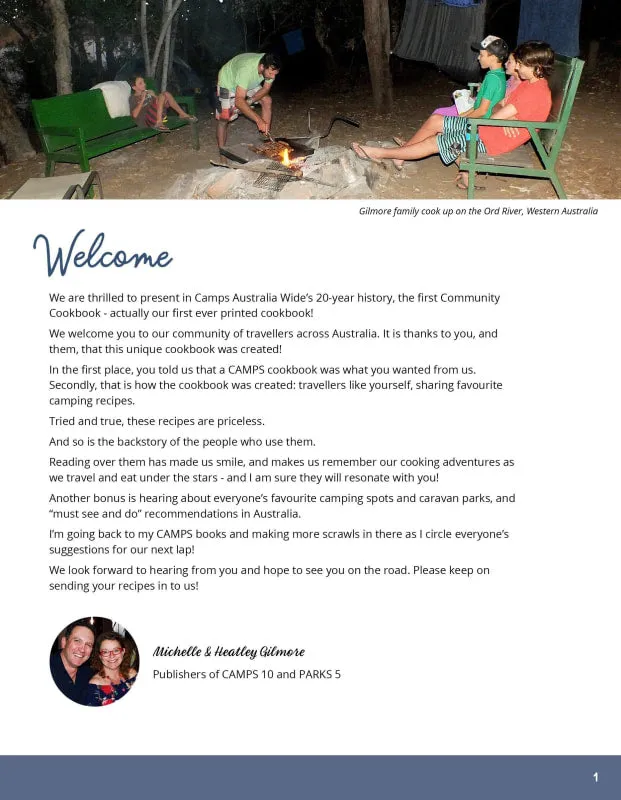 The Camps Australia Wide Community Cookbook