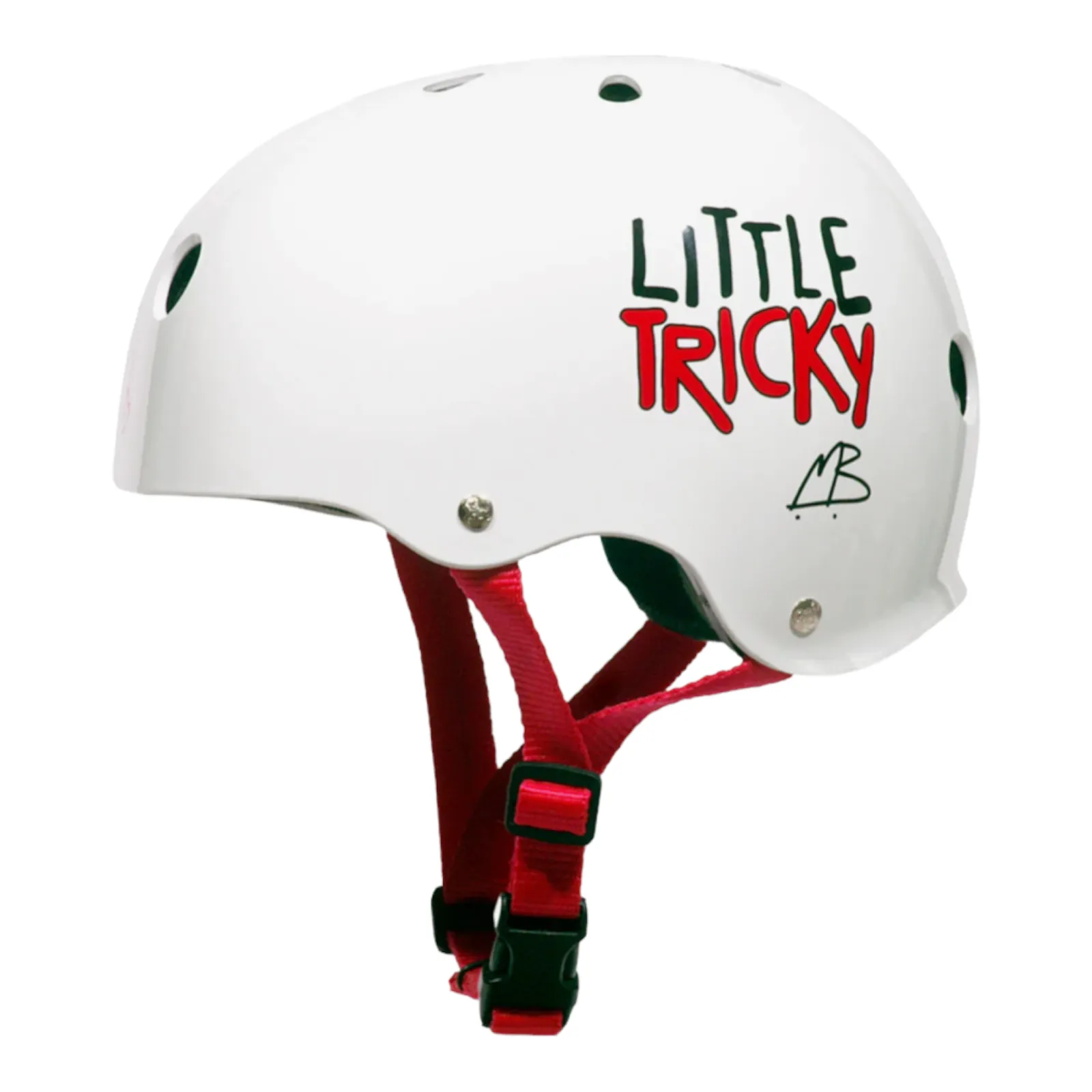 TRIPLE 8 LITTLE TRICKY EDITION KIDS HELMET WHITE GLOSSY