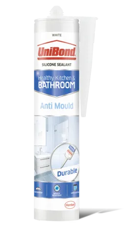 UniBond Anti-Mould Bathroom & Kitchen Sealant White 274g