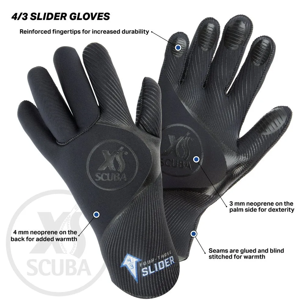 XS Scuba - 4/3 Slider Gloves